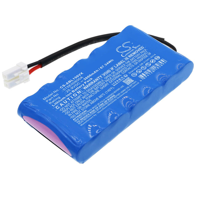 25.9V, Li-ion, 2600mAh, Lawn Mowers battery fits Wiper, Techline, Ambrogio, 015e00600a, L15, L15 Deluxe, 67.34Wh Lawn Mowers Cameron Sino Technology Limited