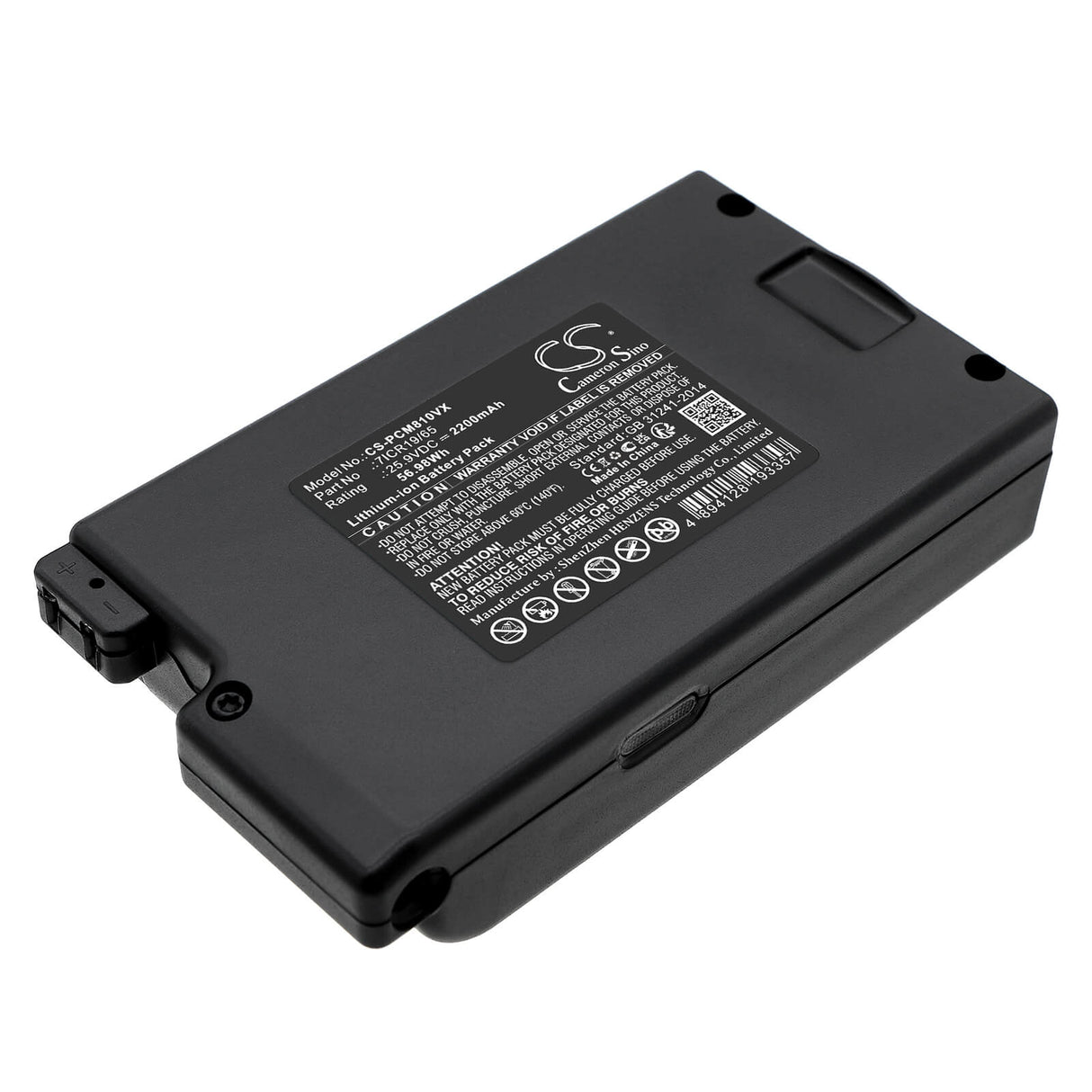 25.9V, Li-ion, 2200mAh, Vacuum battery fits Proscenic, P8, P8 Plus, 56.98Wh Vacuum Cameron Sino Technology Limited