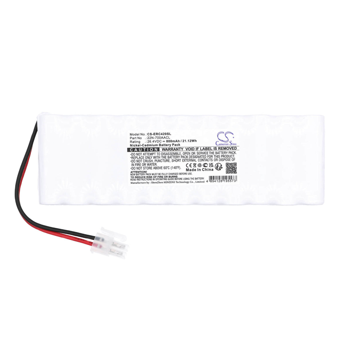 26.4v, Ni-cd, 800mah, PLC Battery fits Epson, Rc420 Ez Module, 21.12wh PLC Cameron Sino Technology Limited