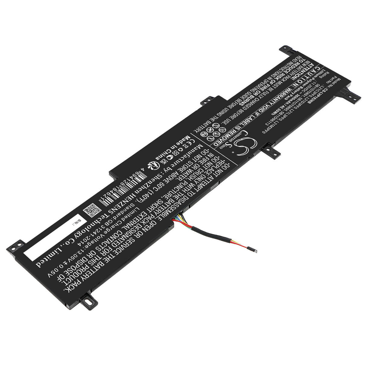 11.25v, Li-polymer, 3600mah, Battery Fits Lenovo, Ideapad 1 14ada7-82r0001nmj, Ideapad 1 14ada7-82r00057lm, 40.50wh Notebook, Laptop Cameron Sino Technology Limited   