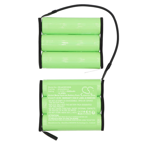 7.2V, Ni-MH, 2000mAh, Vacuum battery fits Aeg, Zb5106, 14.40Wh Vacuum Cameron Sino Technology Limited