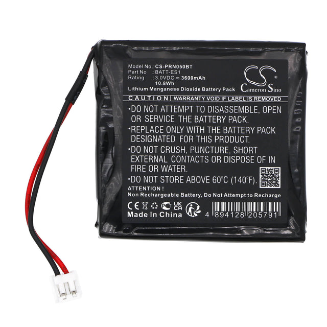 3.0V, Li-MnO2, 3600mAh Alarm Battery Fits Hikvision, Ds-pd2-t10p-weh/ds-pd2-t12p-we, 10.8Wh Alarm System Cameron Sino Technology Limited