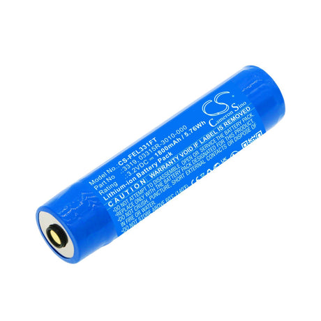 3.2V, LiFePO4, 1800mAh, Flashlight battery fits Pelican, Peli, 03315r-3010-000, 3315rz0 Led, 3315rz0-ra Led, 5.76Wh Flashlight Cameron Sino Technology Limited