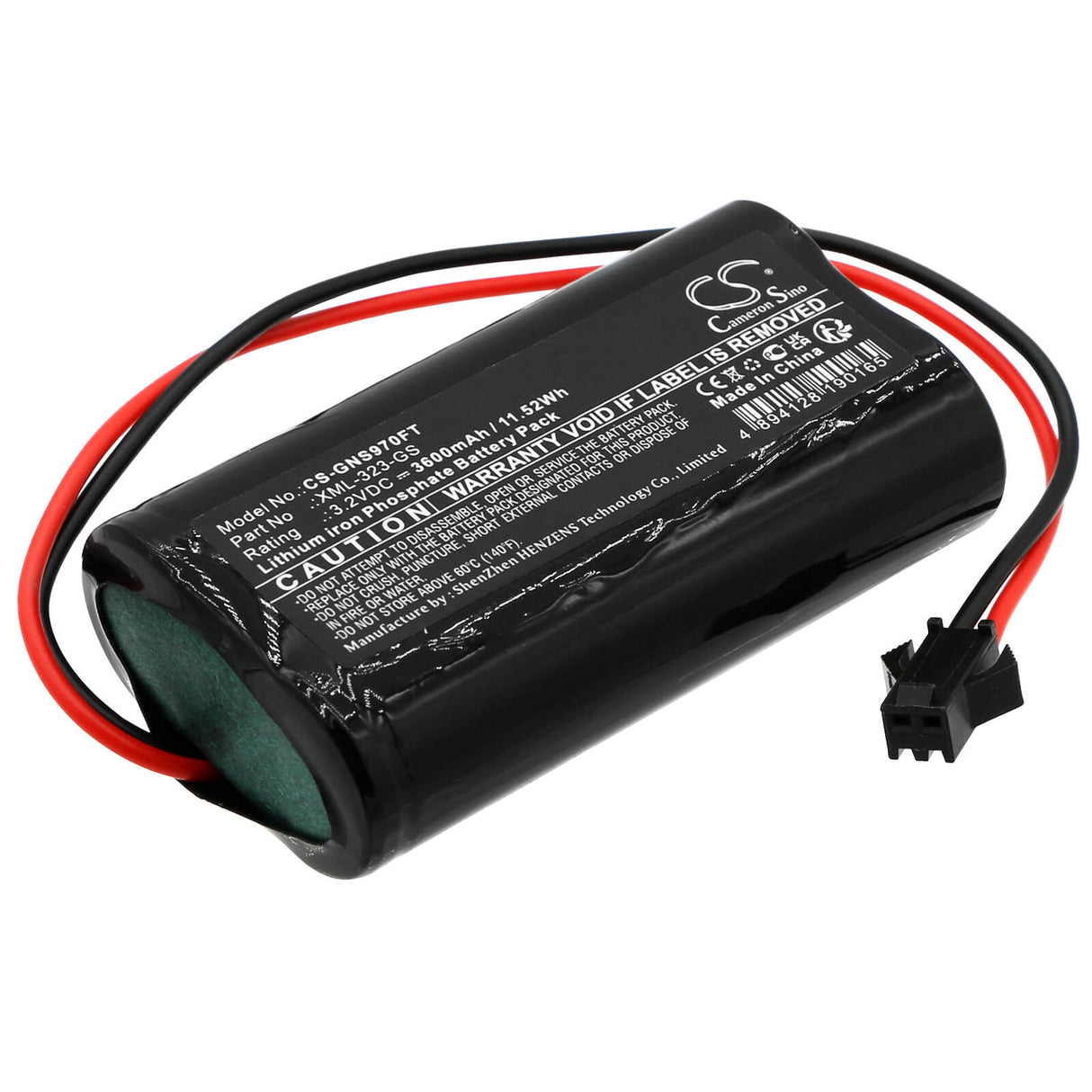 3.2V, LiFePO4, 3600mAh, Solar Battery battery fits Gama Sonic, Xml-323-gs, Gs-103, Gs-104, 11.52Wh Solar Battery Cameron Sino Technology Limited