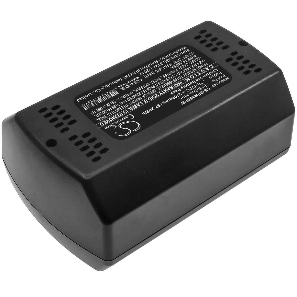 36.0V, Li-ion, 2700mAh, Lawn Mowers battery fits Garden Feelings, B0p136aa, Gdlm3640, Iam 36-3730 F, 97.20Wh Lawn Mowers Cameron Sino Technology Limited