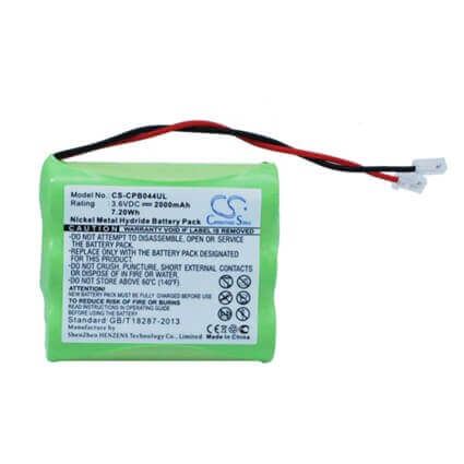 3.6V, Ni-MH, 2000mAh, Cordless Phone battery fits Universel, Aa X 3, 7.2Wh Cordless Phone Cameron Sino Technology Limited (Cordless Phone)
