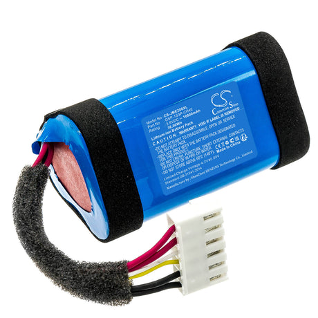 3.6V, Li-ion, 10000mAh, Speaker battery fits Jbl, Charge Essential 2, 36.00Wh Speaker Cameron Sino Technology Limited