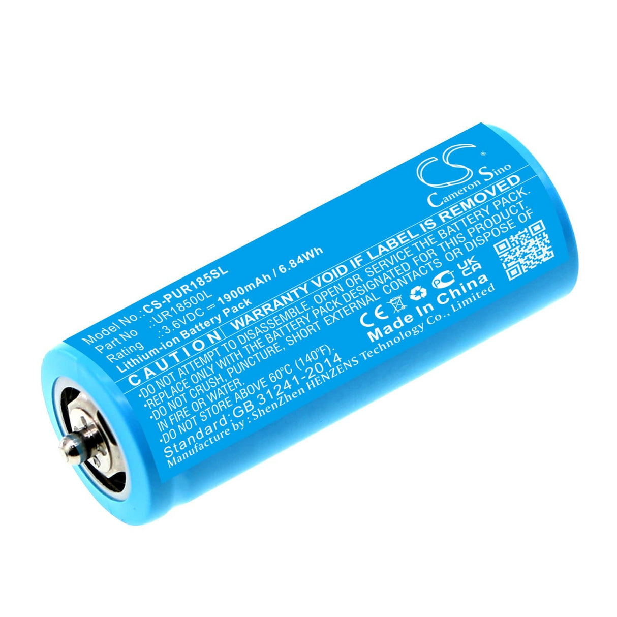 3.6v, Li-ion, 1900mah, Shaver Battery Fits Braun, 2011, 2012, 6.84wh Shaver Cameron Sino Technology Limited