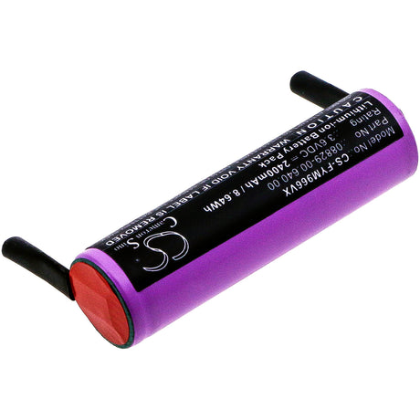3.6V, Li-ion, 2400mAh, Gardening Tools battery fits Flymo, 08829-00.640.00, 9668616-01, Freestyler, 8.64Wh Gardening Tools Cameron Sino Technology Limited (Power Tools)