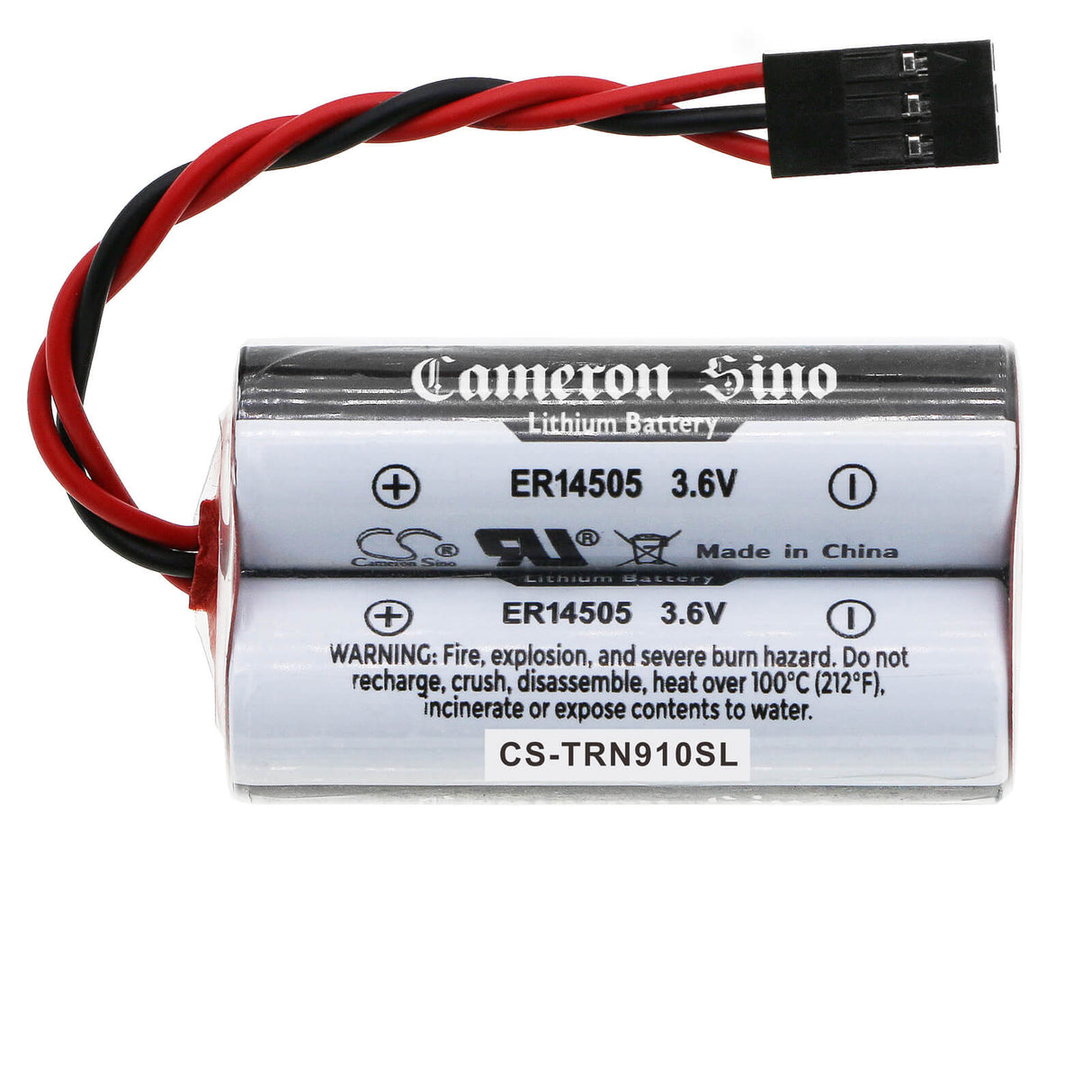 3.6V, Li-MnO2, 5400mAh, Payment Terminal battery fits Triton, 01300-00023, 9100, 9600, 19.44Wh Payment Terminal Cameron Sino Technology Limited