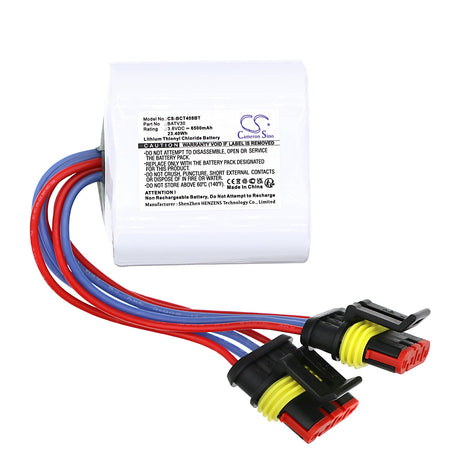 3.6V, Li-SOCl2, 6500mAh, Alarm Battery Fits Daitem, 408-27d, 23.40Wh Alarm System Cameron Sino Technology Limited   