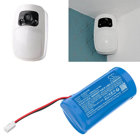 3.6V, Li-SOCl2, 8000mAh, Alarm System battery fits Delta Dore, Bilens, Bi-lentille Video, 28.8Wh Alarm System Cameron Sino Technology Limited