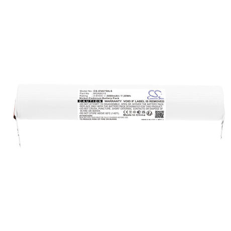 3.6V, Ni-CD, 2000mAh, Emergency Lighting battery fits Kaufel, Schneider, Mgn9015, 758005, 802327, 7.20Wh Emergency Lighting Cameron Sino Technology Limited