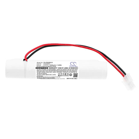 3.6V, Ni-CD, 2000mAh, Emergency Lighting battery fits Schneider, Ova58983, 58333, 58983, 7.20Wh Emergency Lighting Cameron Sino Technology Limited