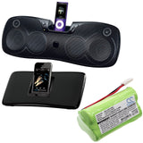 3.6V, Ni-MH, 1500mAh, Speaker battery fits Logitech, S315i, S715i, 5.40Wh Speaker Cameron Sino Technology Limited