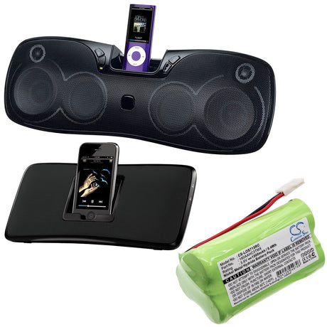 3.6V, Ni-MH, 1500mAh, Speaker battery fits Logitech, S315i, S715i, 5.40Wh Speaker Cameron Sino Technology Limited