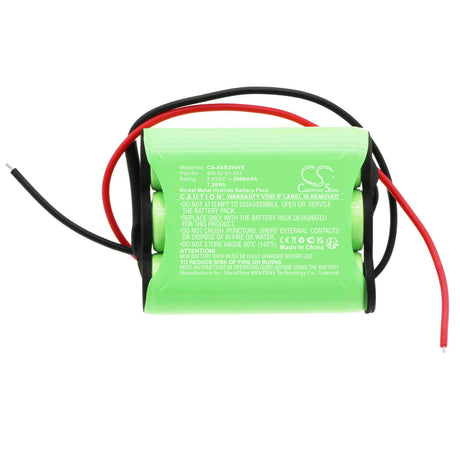 3.6V, Ni-MH, 2000mAh, Vacuum battery fits Philips, Aeg, Ergorapido, Rapido, Zb5103, 7.20Wh Vacuum Cameron Sino Technology Limited