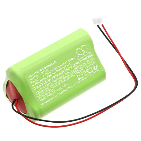 3.6V, Ni-MH, 2000mAh, Equipment battery fits Bacharach, B11967, Medigas PM 3010 N2O Monitor, 7.2Wh Equipment, Survey, Test Cameron Sino Technology Limited