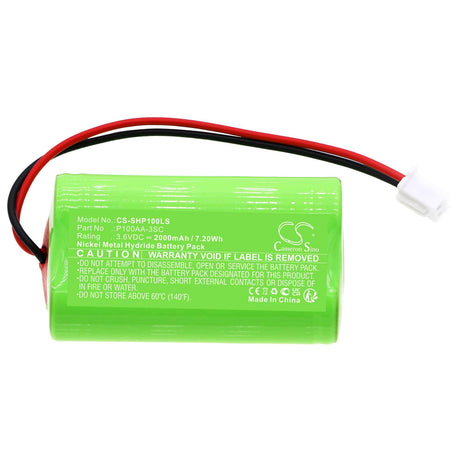3.6V, Ni-MH, 2000mAh, Smart Home battery fits Schlumberger, 11992-001, Neptune Advantage 12.01 Probe, Neptune Advantage Utility Mete, 7.2Wh Smart Home Cameron Sino Technology Limited
