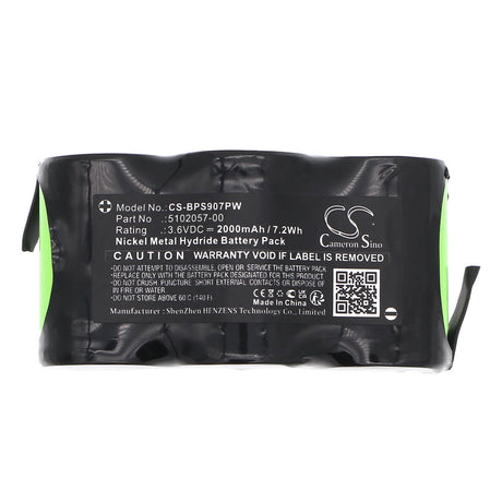 3.6V, Ni-MH, 2000mAh, Power Tools battery fits Black & Decker, 5102057-00, 9078, 9078 Type 1, 7.2Wh Power Tools Cameron Sino Technology Limited (Power Tools)