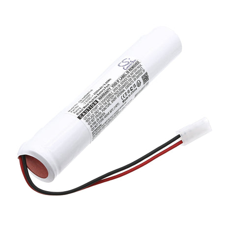 3.6V, Ni-MH, 2500mAh, Emergency Lighting battery fits Thorn Voyager, 59009287, Solid E3d, 9.00Wh Emergency Lighting Cameron Sino Technology Limited