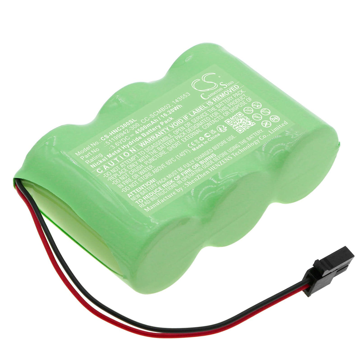 3.6v, Ni-mh, 4500mah, Alarm Battery Fits Honeywell, C300, 16.20wh Alarm System Cameron Sino Technology Limited   