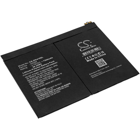 3.78V, Li-Polymer, 7500mAh, Tablet battery fits Apple, A2288, A2072, A2316, 28.35Wh Tablet Cameron Sino Technology Limited