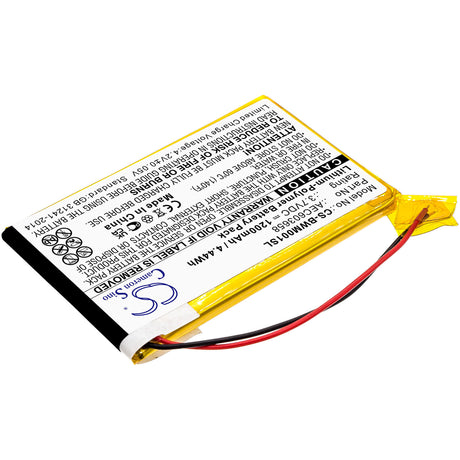 3.7v, 1200mah, Li-polymer Equipment Battery Fit's Bw, Gasalert Micro Clip Xl, Mcxl-mpcb1, 4.44wh Equipment, Survey, Test Cameron Sino Technology Limited   