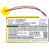 3.7v, 1200mah, Li-polymer Equipment Battery Fit's Bw, Gasalert Micro Clip Xl, Mcxl-mpcb1, 4.44wh Equipment, Survey, Test Cameron Sino Technology Limited   
