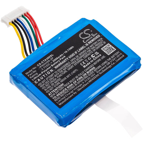 3.7V, Li-Polymer, 2900mAh, Payment Terminal battery fits Castles, Dejavoo, Ip604355-2p, V3, Vega3000-3g, 10.73Wh Payment Terminal Cameron Sino Technology Limited