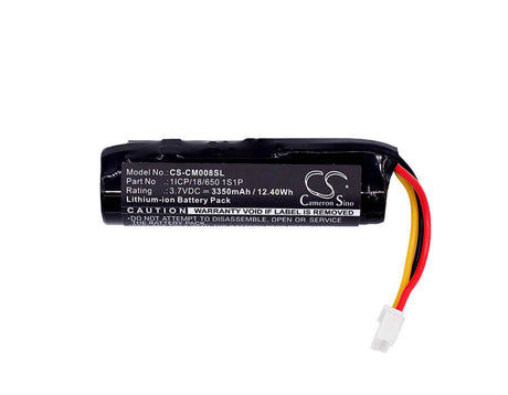 3.7V, Li-ion, 3350mAh, Battery Pack battery fits Custom Battery Pack, Fey Elektronik, 1icp/18/650 1s1p, 12.395Wh Battery Pack Cameron Sino Technology Limited