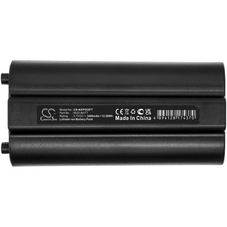 3.7V, Li-ion, 3400mAh, Flashlight battery fits Nightstick, 5522-batt, Xpr-5522gmx, 12.58Wh Flashlight Cameron Sino Technology Limited