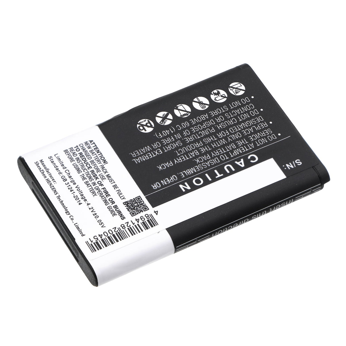 3.7V, Li-ion, 1000mAh, SmartPhone battery fits Nokia, Bl-l5j, 105 2023, 3.7Wh Mobile, SmartPhone Cameron Sino Technology Limited (Smartphone)