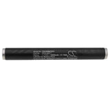 3.7V, Li-ion, 10200mAh, Flashlight battery fits Nightstick, 9700-batt, 9700, 9744, 37.74Wh Flashlight Cameron Sino Technology Limited
