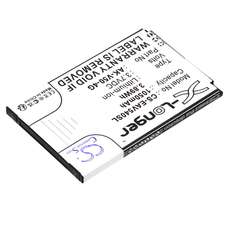 3.7V, Li-ion, 1050mAh, SmartPhone battery fits Emporia, Ak-v50-4g, Active V50, Active V50 4g, 3.89Wh Mobile, SmartPhone Cameron Sino Technology Limited (Smartphone)