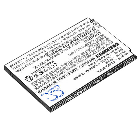 3.7V, Li-ion, 1050mAh, SmartPhone battery fits Bea-fon, Sl250, Sl250, 3.89Wh Mobile, SmartPhone Cameron Sino Technology Limited (Smartphone)