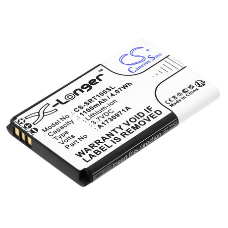 3.7V, Li-ion, 1100mAh, Speaker battery fits Sony, Ezw-rt10, S-air Wireless Transceiver, 4.07Wh Speaker Cameron Sino Technology Limited