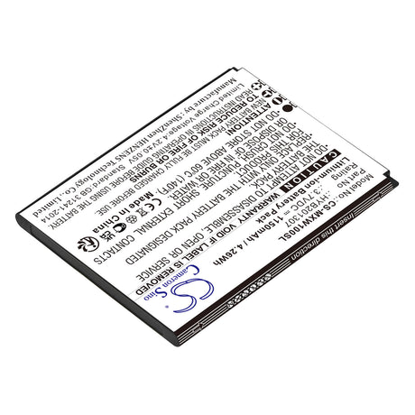 3.7V, Li-ion, 1150mAh, SmartPhone battery fits Umx, Budget Mobile, Hyb201307, Mxw1, 4.26Wh Mobile, SmartPhone Cameron Sino Technology Limited (Smartphone)