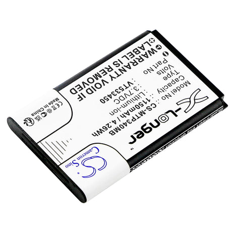 3.7v, Li-ion, 1150mah, Babyphone Battery Fits Motorola, Ease 34, Ease 35, 4.26wh BabyPhone Cameron Sino Technology Limited   