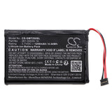 3.7V, Li-ion, 1200mAh, Dog Collar battery fits Garmin, 361-00035-16, A04223, Alpha 100, 4.44Wh Dog Collar Cameron Sino Technology Limited