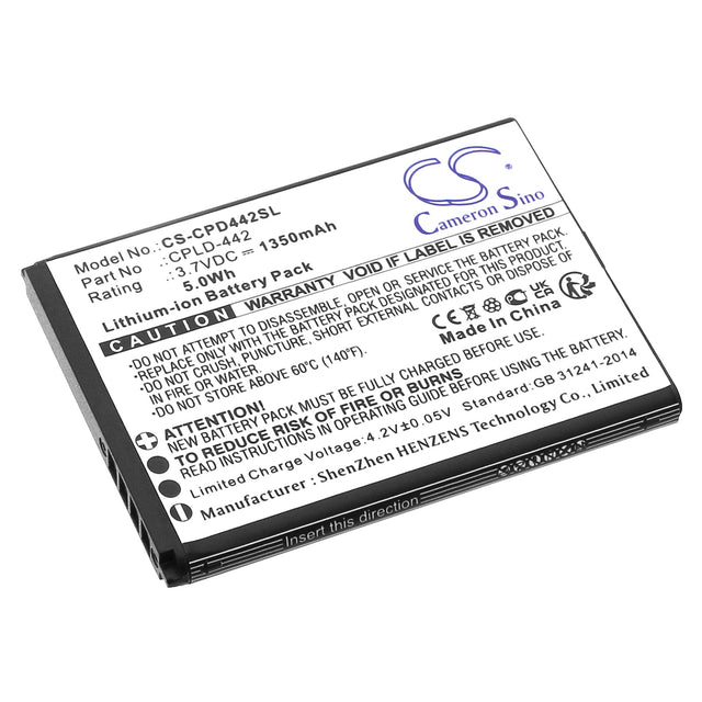 3,7V, Li-ion, 1350mAh, batterie de smartphone compatible avec Coolpad, Cpld-442, Belleza, Cp3321, 5Wh Mobile, SmartPhone Cameron Sino Technology Limited (Smartphone)