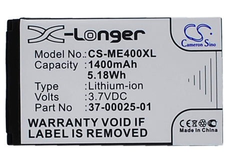 3.7v, Li-ion, 1400mah, Battery Fit's Magellan, 980780, Explorist 300, Explorist 300r, 5.18wh Batteries for Electronics Cameron Sino Technology Limited (Suspended)   
