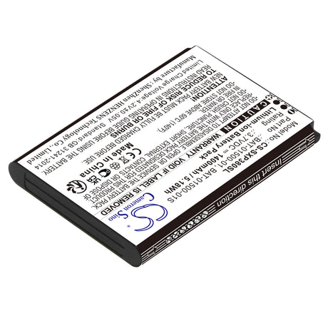 3.7V, Li-ion, 1400mAh, SmartPhone battery fits Sonim, Bat-01500-01, Xp3, Xp3800, 5.18Wh Mobile, SmartPhone Cameron Sino Technology Limited (Smartphone)