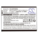 3.7V, Li-ion, 1400mAh, SmartPhone battery fits Sonim, Bat-01500-01, Xp3, Xp3800, 5.18Wh Mobile, SmartPhone Cameron Sino Technology Limited (Smartphone)