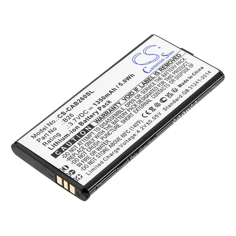 3.7V, Li-ion, 1500mAh, SmartPhone battery fits Cat, B26, B26, 5.55Wh Mobile, SmartPhone Cameron Sino Technology Limited (Smartphone)