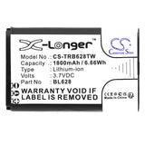 3.7V, Li-ion, 1800mAh, Two-Way Radio battery fits Retevis, Bl628, Rb628, 6.66Wh Two-Way Radio Cameron Sino Technology Limited