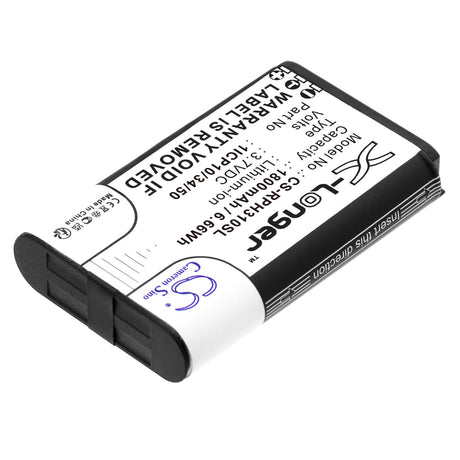 3.7V, Li-ion, 1800mAh, Equipment battery fits Rotronic, 1icp10/34/50, HygroPalm HP31, Hygropalm Hp32, 6.66Wh Equipment, Survey, Test Cameron Sino Technology Limited
