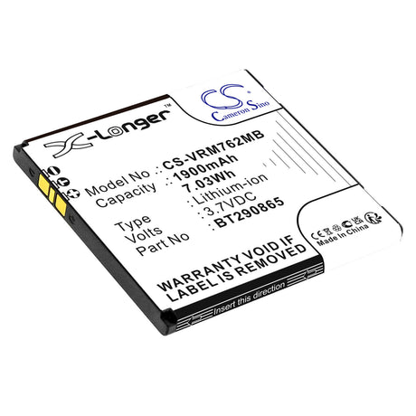 3.7v, Li-ion, 1900mah, Babyphone Battery Fits Vtech, Rm5752, Rm5762, 7.03wh BabyPhone Cameron Sino Technology Limited   