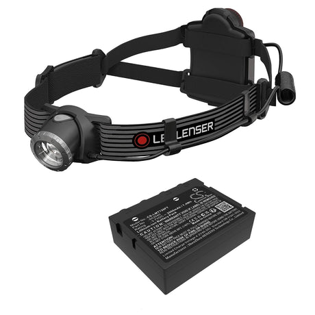 3.7V, Li-ion, 2000mAh, Flashlight battery fits Ledlenser, 603040, H7 Se, H7r, 7.4Wh Flashlight Cameron Sino Technology Limited