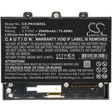 3.7V, Li-ion, 20400mAh, Equipment battery fits Peaktech, Xds, 1360, Oscilloscope 1360, 75.48Wh Equipment, Survey, Test Cameron Sino Technology Limited